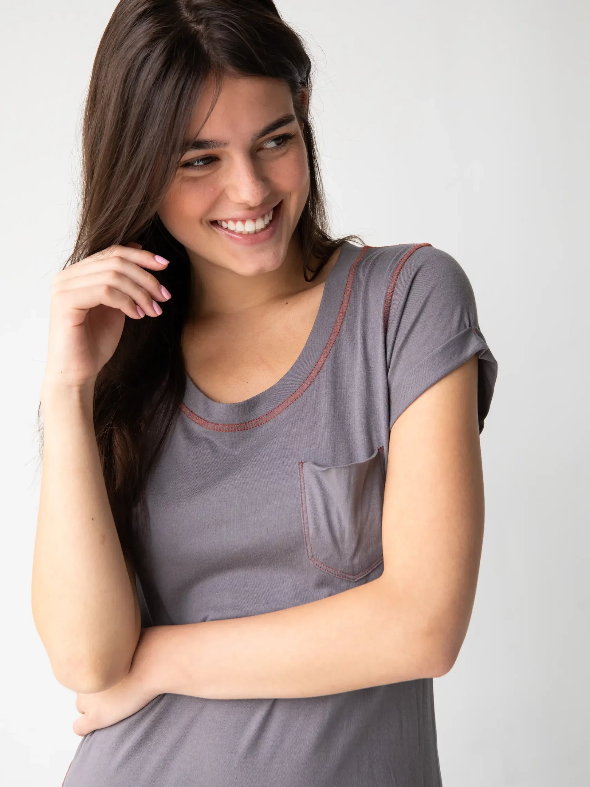 Natural Life Logan Maxi Dress - Charcoal 4 Natural Life Logan Maxi Dress - Charcoal - Image 2