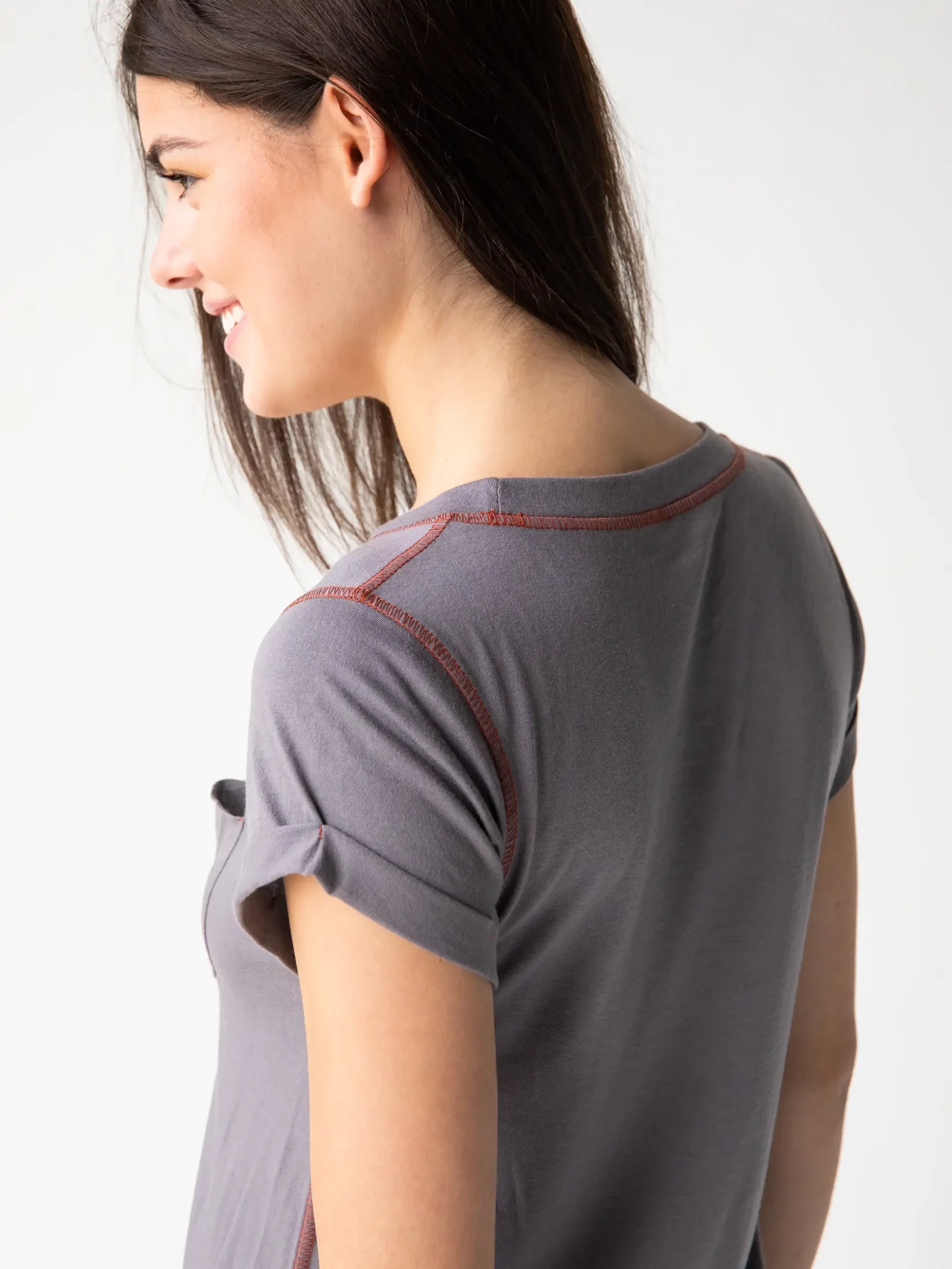 Natural Life Logan Maxi Dress - Charcoal 6 Natural Life Logan Maxi Dress - Charcoal - Image 4