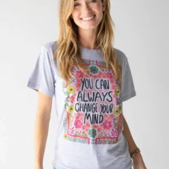 Natural Life Boyfriend Tee Shirt - Change Your Mind