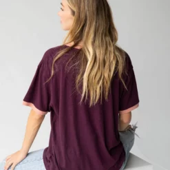 Natural Life Ringer Oversized Tee Shirt - Choose Kindness -Natural Life Shop 484A2344 20copy scaled