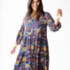 Natural Life Anita Tunic Dress - Navy Yellow Floral -Natural Life Shop 484A2698 20copy