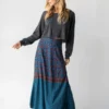 Natural Life Amy Maxi Skirt - Teal Gold Border 2 Natural Life Amy Maxi Skirt - Teal Gold Border -Natural Life Shop 484A2892 20copy scaled
