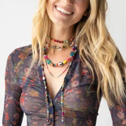 Natural Life Boho Glass & Pearl Beaded Necklace - Multicolor -Natural Life Shop 484A3074 20copy 202 scaled