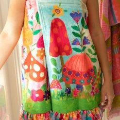 Natural Life Shower Body Towel Wrap - Mushroom -Natural Life Shop 484A3138 alt scaled
