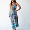 Natural Life Gracie V-Neck Slip Dress - Purple Floral -Natural Life Shop 484A4361 scaled