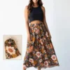 Natural Life Skirt-In-A-Bag - Orange Floral -Natural Life Shop 484A4452 scaled