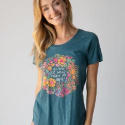 Natural Life Boho Tee Shirt - Do More Happy