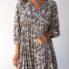 Natural Life Rose Dress - Multi Floral -Natural Life Shop 484A4872
