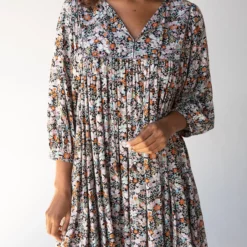 Natural Life Rose Dress - Multi Floral