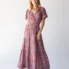 Natural Life Bella Maxi Dress - Red Olive Leaf -Natural Life Shop 484A5278 20copy