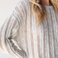 Natural Life Millie Cropped Sweater - Light Blue -Natural Life Shop 484A5427 20copy