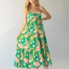 Natural Life Ella Maxi Dress - Green Coral Floral -Natural Life Shop 484A5506 20copy scaled
