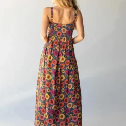 Natural Life Patsy Maxi Dress - Red Sunflower -Natural Life Shop 484A5708 20copy scaled