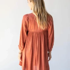 Natural Life Rose Dress - Rust -Natural Life Shop 484A5717 20copy scaled