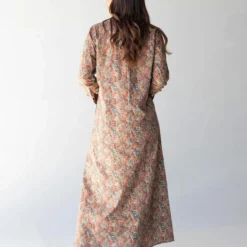 Natural Life Drew Cotton Shirt Dress - Rusty Floral -Natural Life Shop 484A5766 scaled