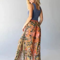 Natural Life Fiona Palazzo Pant - Coral Floral -Natural Life Shop 484A5938 20copy scaled