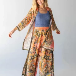 Natural Life Fiona Tunic Dress - Orange Paisley 9 Natural Life Fiona Tunic Dress - Orange Paisley -Natural Life Shop 484A5963 20copy scaled