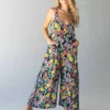 Natural Life Chelsea Jumpsuit - Black Multi Floral