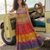 Natural Life Patricia Maxi Dress - Red Mustard Border -Natural Life Shop 484A6320 20copy scaled