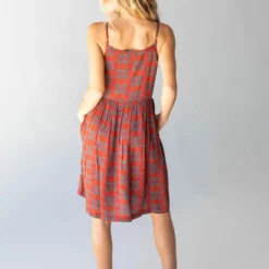 Natural Life Embroidered Sara Dress - Red Wreath -Natural Life Shop 484A6622 scaled