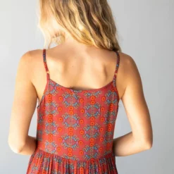 Natural Life Embroidered Sara Dress - Red Wreath -Natural Life Shop 484A6625 scaled