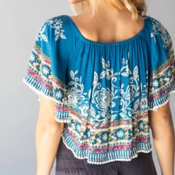 Natural Life Sabrina Crop Top - Navy Borders 10 Natural Life Sabrina Crop Top - Navy Borders -Natural Life Shop 484A6768 20copy