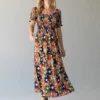 Natural Life Daisy Tiered Midi Dress - Navy Yellow Floral 2 Natural Life Daisy Tiered Midi Dress - Navy Yellow Floral -Natural Life Shop 484A6782 20copy scaled
