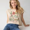 Natural Life Frankie Boxy Tee Shirt - Love Is The Answer