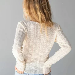 Natural Life Lace Layering Top - Ivory -Natural Life Shop 484A6892 scaled