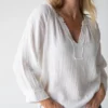 Natural Life Robyn Gauze Top - White -Natural Life Shop 484A6984 20copy
