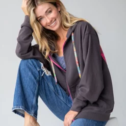 Natural Life Applique Zip-Up Hoodie - Charcoal Peace 10 Natural Life Applique Zip-Up Hoodie - Charcoal Peace -Natural Life Shop 484A7015 20copy