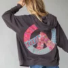 Natural Life Applique Zip-Up Hoodie - Charcoal Peace -Natural Life Shop 484A7040 20copy scaled