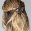 Natural Life Floral Fabric Boho Hair Clip - Indigo -Natural Life Shop 484A7248 scaled