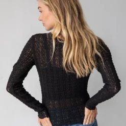 Natural Life Lace Layering Top - Black -Natural Life Shop 484A7479 20copy scaled