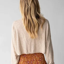 Natural Life Ellie Cropped Pullover - Cream -Natural Life Shop 484A8043 20copy scaled