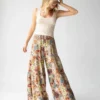 Natural Life Patti Palazzo Pant - Tan Cream Floral -Natural Life Shop 484A8127 20copy scaled