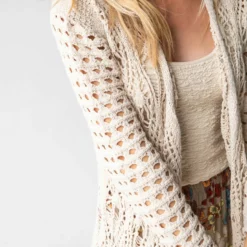 Natural Life Abigail Crochet Duster - Cream -Natural Life Shop 484A8180 scaled