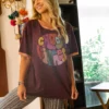 Natural Life Ringer Oversized Tee Shirt - Choose Kindness
