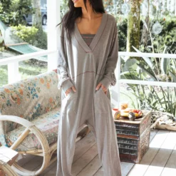 Natural Life Johnnie Cotton Jumpsuit - Charcoal -Natural Life Shop 484A8705 20copy scaled