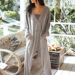 Natural Life Johnnie Cotton Jumpsuit - Charcoal