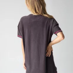 Natural Life Inside Out Sweatshirt Dress - Charcoal -Natural Life Shop 484A8997 20copy