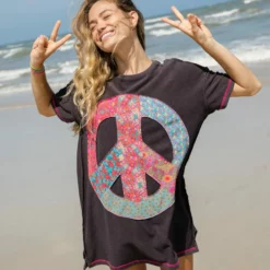 Natural Life Inside Out Sweatshirt Dress - Charcoal -Natural Life Shop 484A9022 20copy scaled