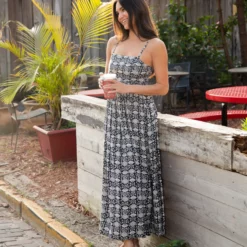 Natural Life Bailey Maxi Dress - Black Floral Vines 15 Natural Life Bailey Maxi Dress - Black Floral Vines -Natural Life Shop 484A9493 20copy