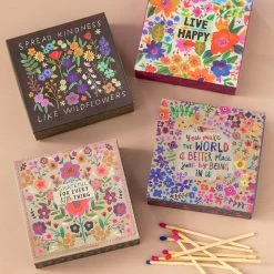 Natural Life Coffee Table Matches - Spread Kindness