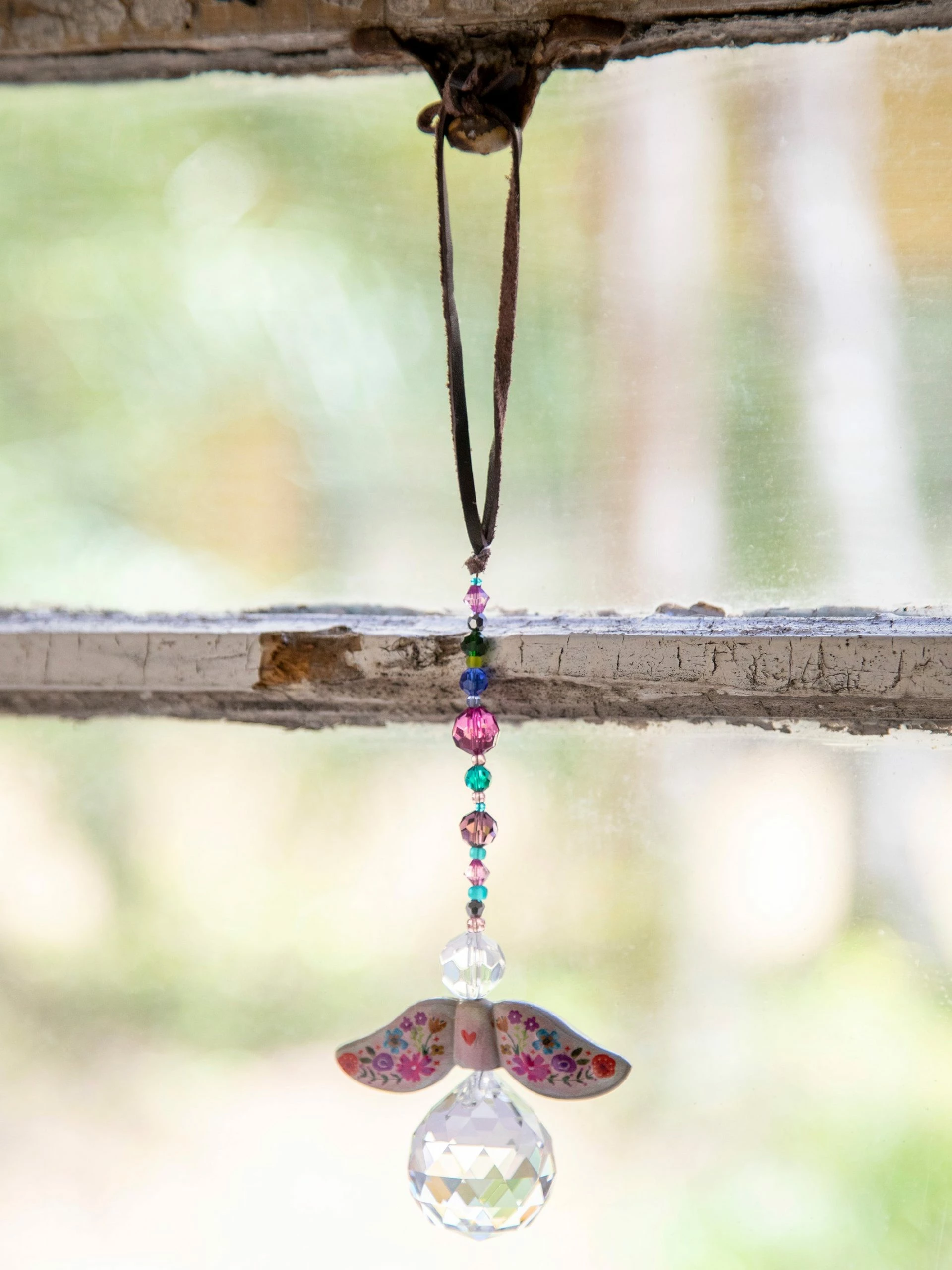 Natural Life Angel Crystal Sun Catcher - Multicolored 5 Natural Life Angel Crystal Sun Catcher - Multicolored - Image 3