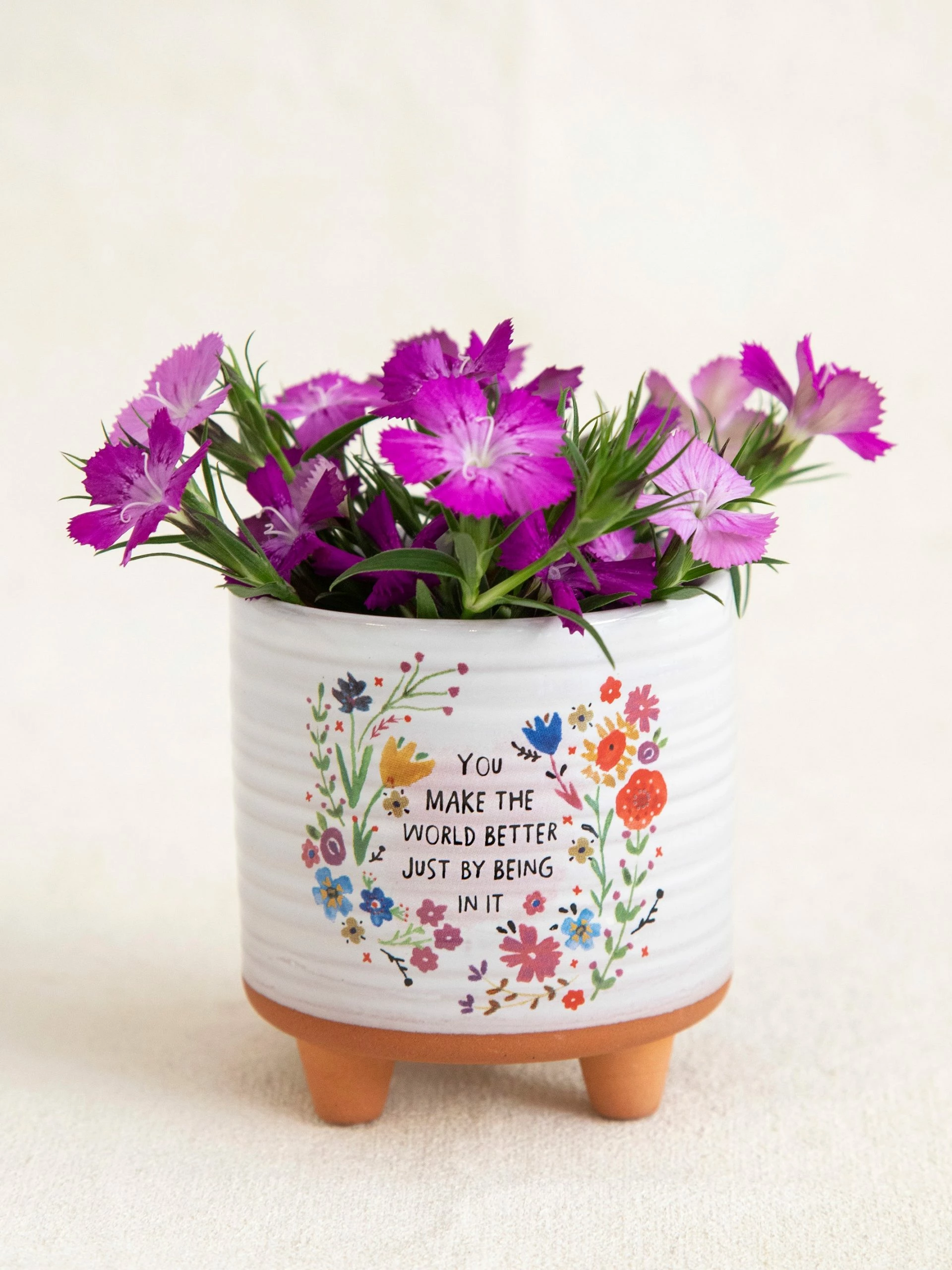 Natural Life Mini Artisan Planter - World Better 3 Natural Life Mini Artisan Planter - World Better