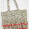 Natural Life Ruffle Tote Bag - Multi Ditsy -Natural Life Shop BAG000044 scaled