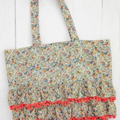 Natural Life Ruffle Tote Bag - Multi Ditsy
