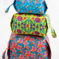 Natural Life Pack & Go Packing Cube Set - Bright Floral -Natural Life Shop BAG000055 1 scaled