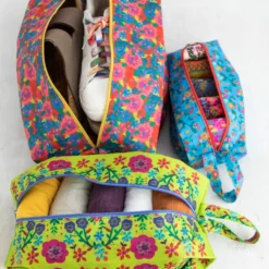 Natural Life Pack & Go Packing Cube Set - Bright Floral